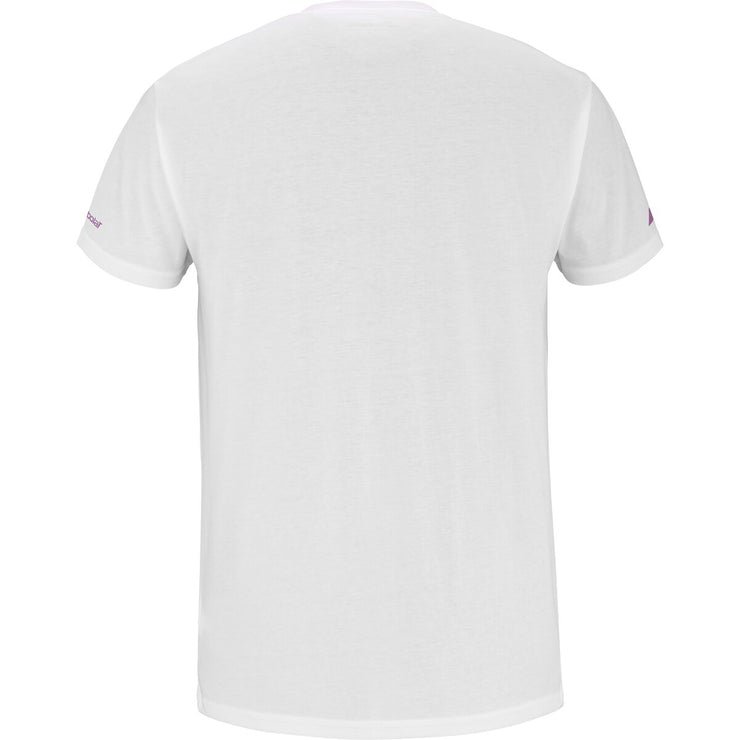 BABOLAT COTTON TEE J. LEBRON T-shirt 1000 White/White