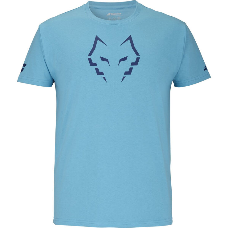 BABOLAT COTTON TEE J. LEBRON T-shirt 4124B Cyan Blue