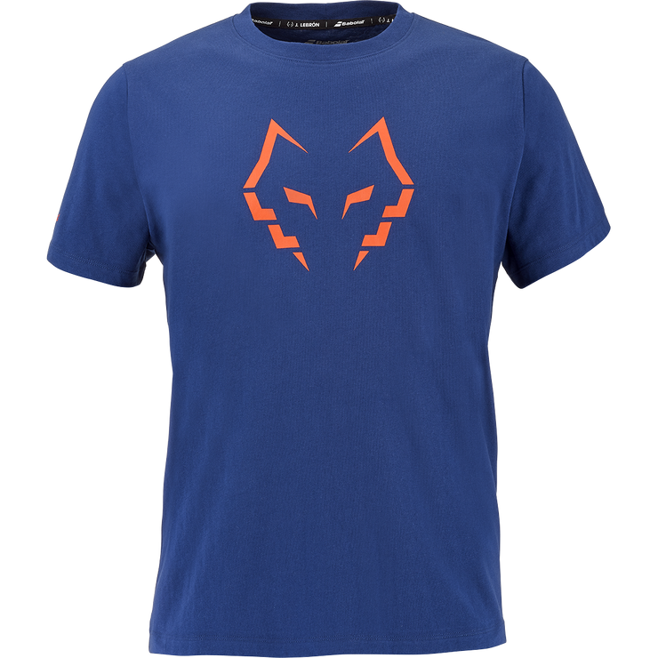 BABOLAT COTTON TEE J. LEBRON T-shirt 4140 Blue Depths