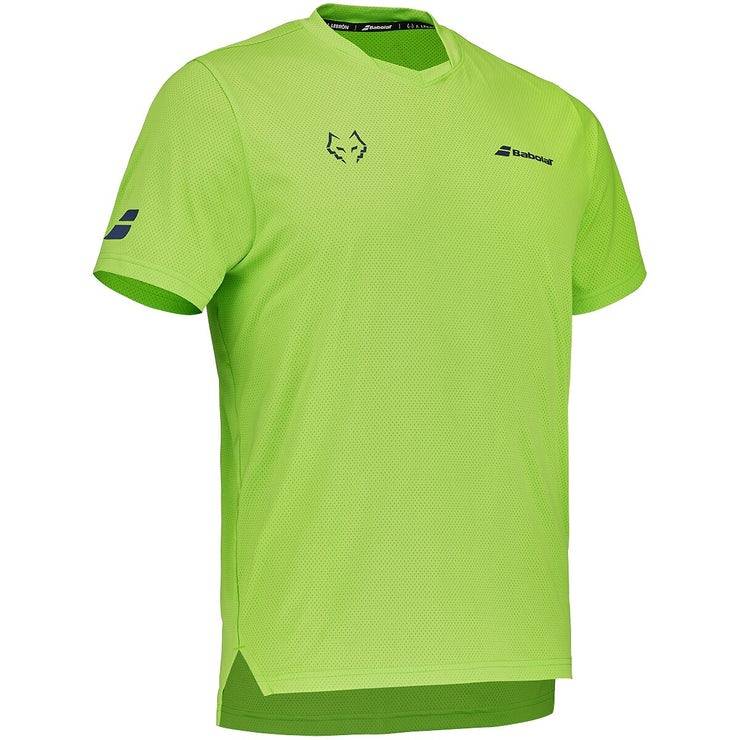 BABOLAT CREW NECK TEE J. LEBRON T-shirt 8013 Green Flash
