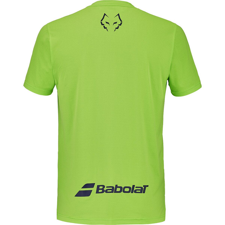 BABOLAT CREW NECK TEE J. LEBRON T-shirt 8013 Green Flash