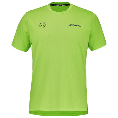 BABOLAT CREW NECK TEE J. LEBRON T-shirt 8013 Green Flash