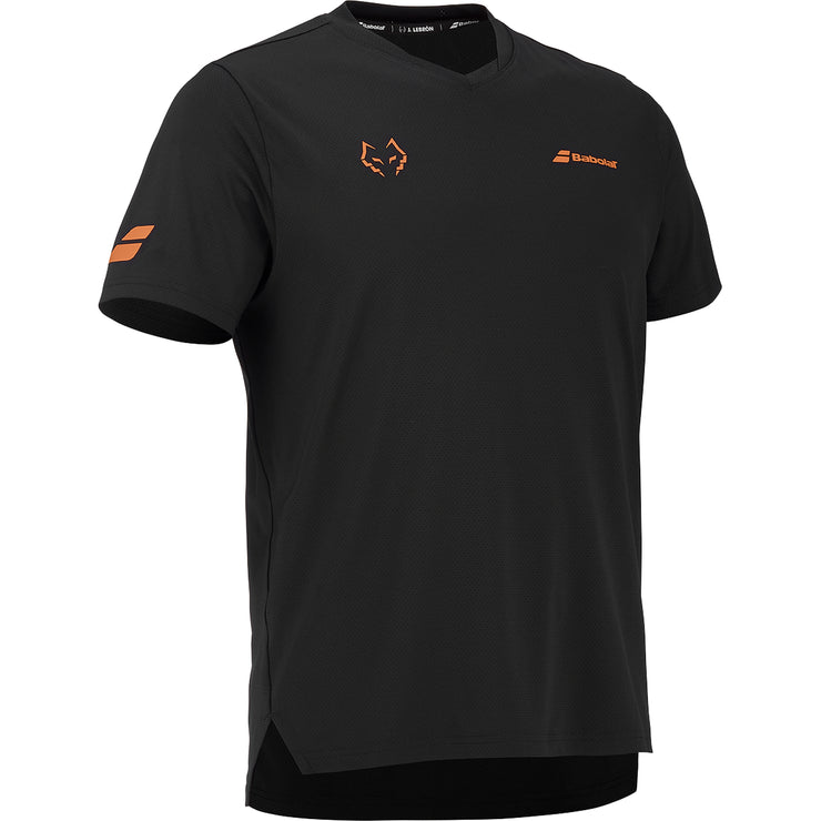 BABOLAT CREW NECK TEE J. LEBRON T-shirt 2000 Black/Black