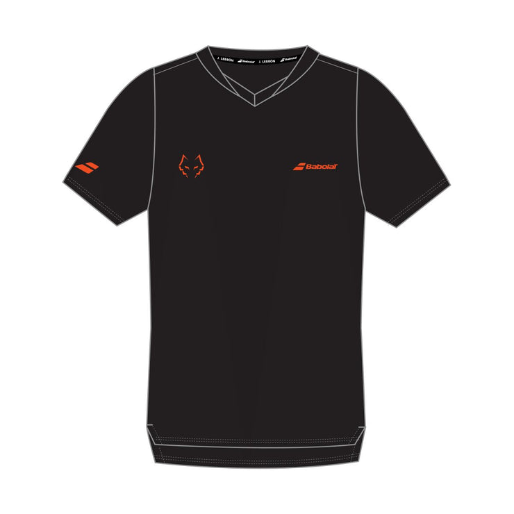 BABOLAT CREW NECK TEE J. LEBRON T-shirt 2000 Black/Black