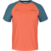 BABOLAT CREW NECK TEE JUAN T-shirt 6015 Orange/Dark Blue