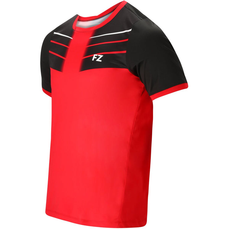 FZ FORZA Check Jr. S/S Tee T-shirt 4009 Chinese Red