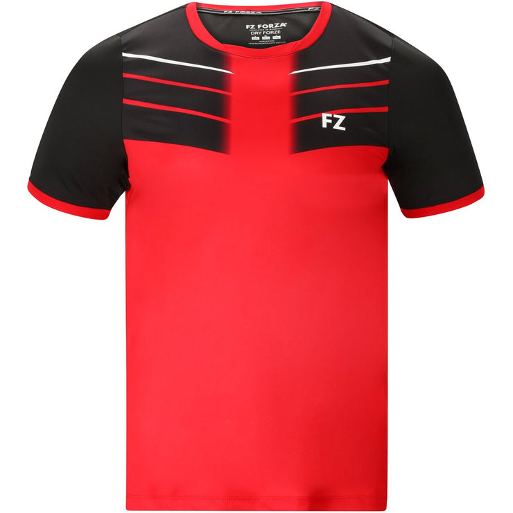 FZ FORZA Check Jr. S/S Tee T-shirt 4009 Chinese Red