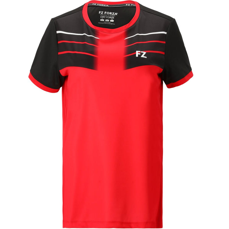 FZ FORZA Cheer W S-S Tee T-shirt 4009 Chinese Red