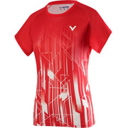 VICTOR Denmark Team Women T-shirt 2020 T-shirt 4995DA Red/White (DA)