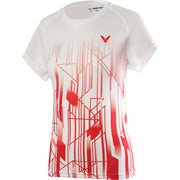VICTOR Denmark Team Women T-shirt 2020 T-shirt 4996AD White/Red (AD)