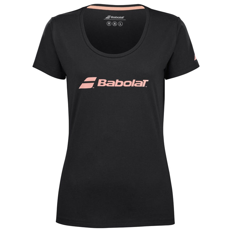 BABOLAT EXERCISE BABOLAT TEE WOMEN T-shirt 2000 Black/Black