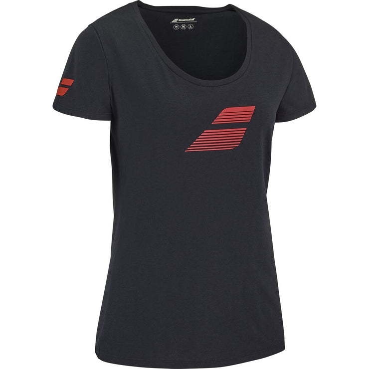 BABOLAT EXERCISE BABOLAT TEE WOMEN T-shirt 2000 Black/Black