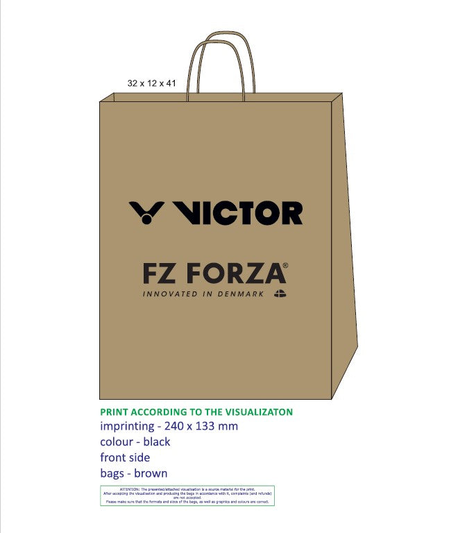 SMU - RACKET FZ-VI Paper bag Promotion 5221 Brown