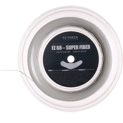 FZ FORZA FZ68 - SUPER FIBER Badminton Strings 1999A White (A)