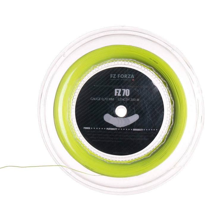 FZ FORZA FZ 70 - Yellow (200m Reel) Badminton Strings 0113 Yellow