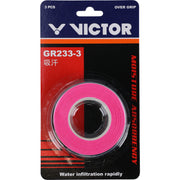 VICTOR GR233-3 Overgrip Grip 4994Z Deep Pink (Z)
