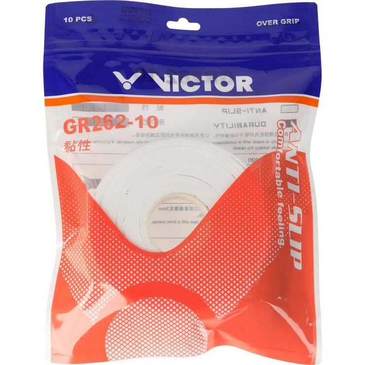 VICTOR GR262-10 Overgrip Grip 1999A White (A)