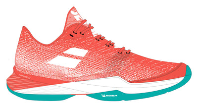 BABOLAT JET MACH 3 ALL COURT WOMEN Shoes 5061 Fiesta Red