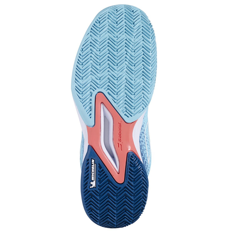 BABOLAT JET MACH 3 CLAY JR JUNIOR Shoes 4105 Angel Blue