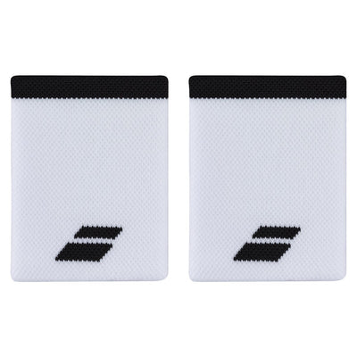 BABOLAT LOGO JUMBO WRISTBAND Accessories 1001 White/Black