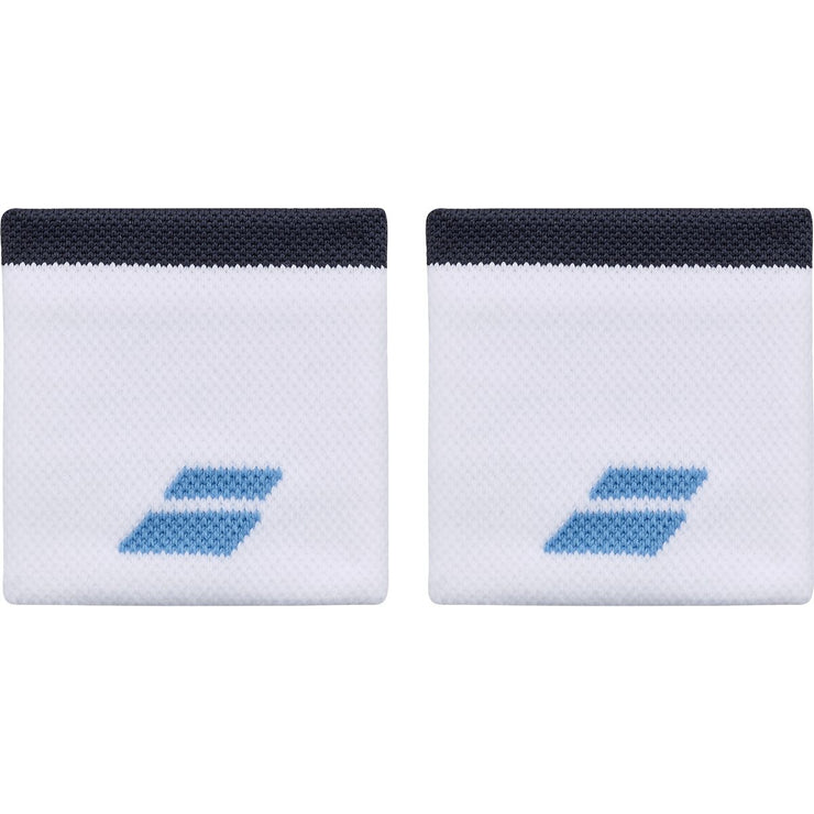 BABOLAT LOGO WRISTBAND Accessories 1099 White/Drive Blue