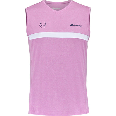 BABOLAT MUSCLE TANK J. LEBRON T-shirt 5066 Pink Hthr