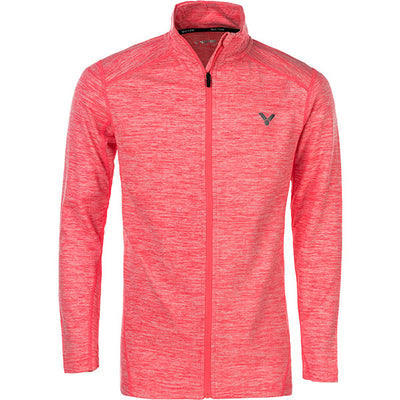 VICTOR Martina Jr. Melange Full zipper Performance Midlayer Sweatshirt 4073 Pitaya Pink