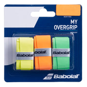 BABOLAT My Grip x3 Grip 215 Fluo Orange Green Yellow
