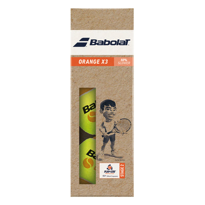 BABOLAT ORANGE X3 Tennis ball 0113 Yellow