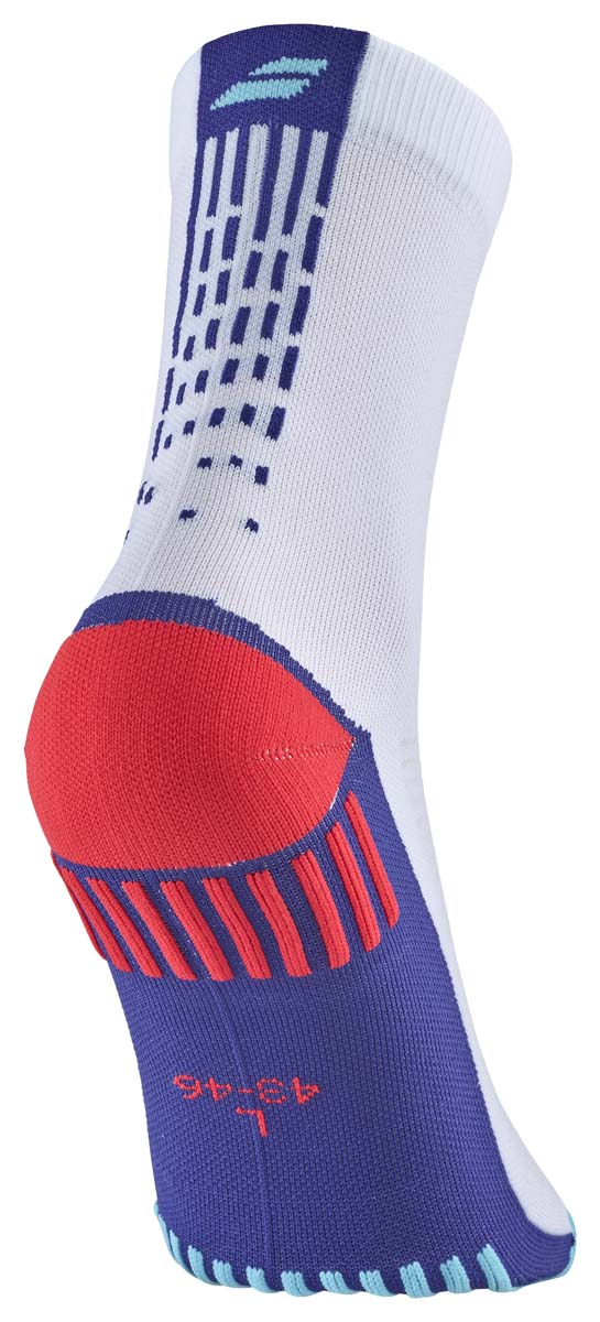 BABOLAT PADEL MID-CALF SOCKS Socks 1082 White/Surf Blue