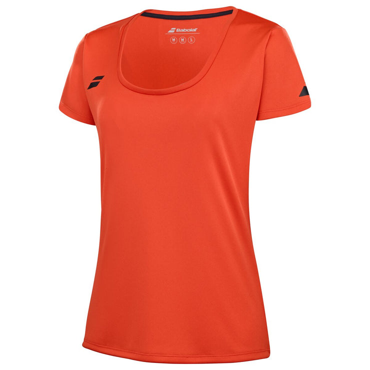 BABOLAT PLAY CAP SLEEVE TOP GIRL T-shirt 5061 Fiesta Red