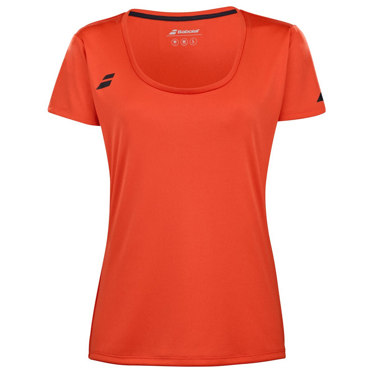 BABOLAT PLAY CAP SLEEVE TOP GIRL T-shirt 5061 Fiesta Red