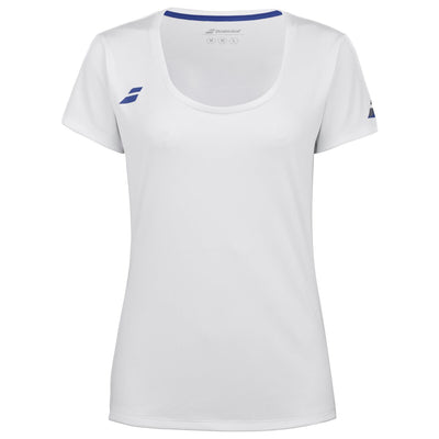 BABOLAT PLAY CAP SLEEVE TOP WOMEN T-shirt 1000 White/White
