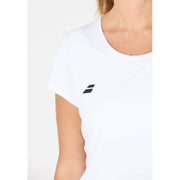 BABOLAT PLAY CAP SLEEVE TOP WOMEN T-shirt 1095 White/Blue