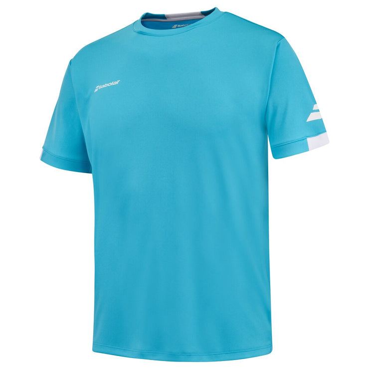 BABOLAT PLAY CREW NECK TEE BOY T-shirt 4124B Cyan Blue