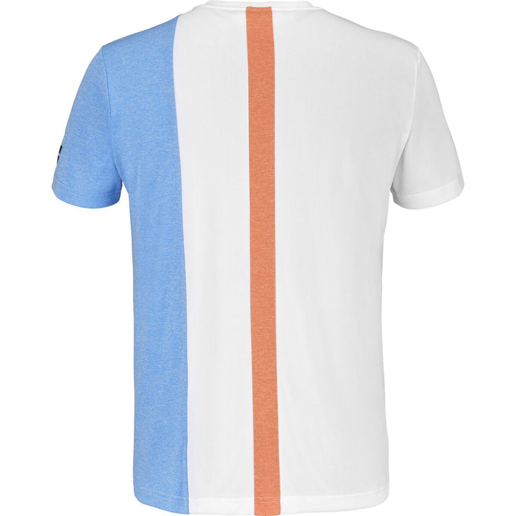 BABOLAT PLAY CREW NECK TEE MEN T-shirt 1095 White/Blue