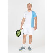 BABOLAT PLAY CREW NECK TEE MEN T-shirt 1095 White/Blue
