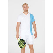 BABOLAT PLAY CREW NECK TEE MEN T-shirt 1095 White/Blue