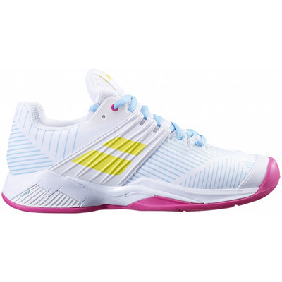 BABOLAT PROPULSE FURY CLAY WOMEN Shoes 1064 White/Sulphur Spring