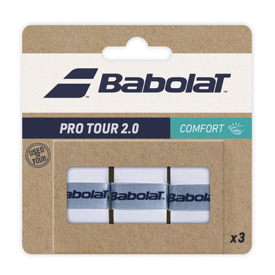 BABOLAT PRO TOUR 2.0 X3 Grip 0101 White