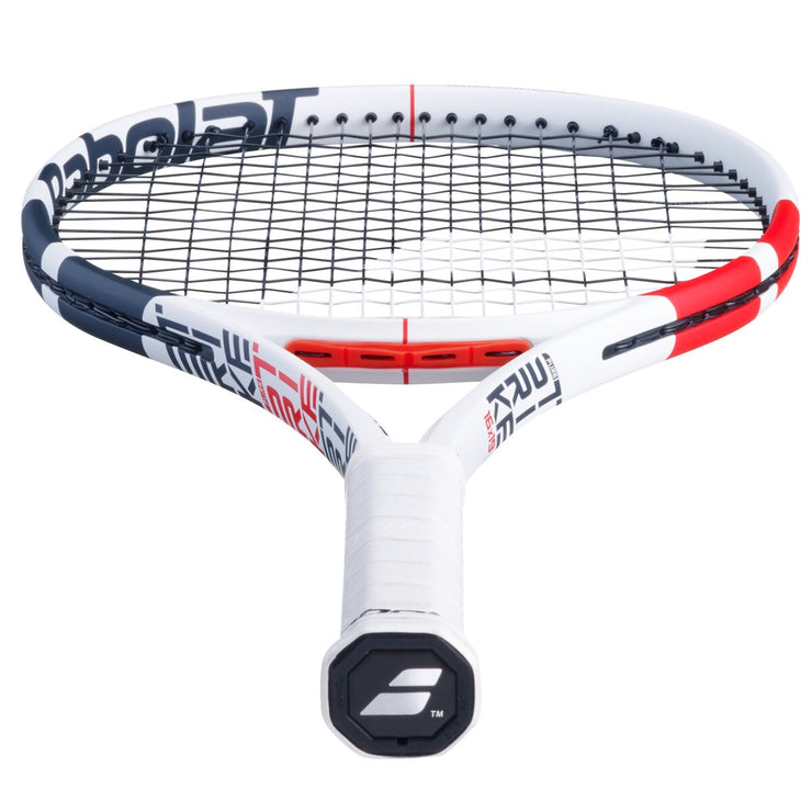 BABOLAT PURE STRIKE 16/19 UNSTRUNG Racket 0323 White Red Black