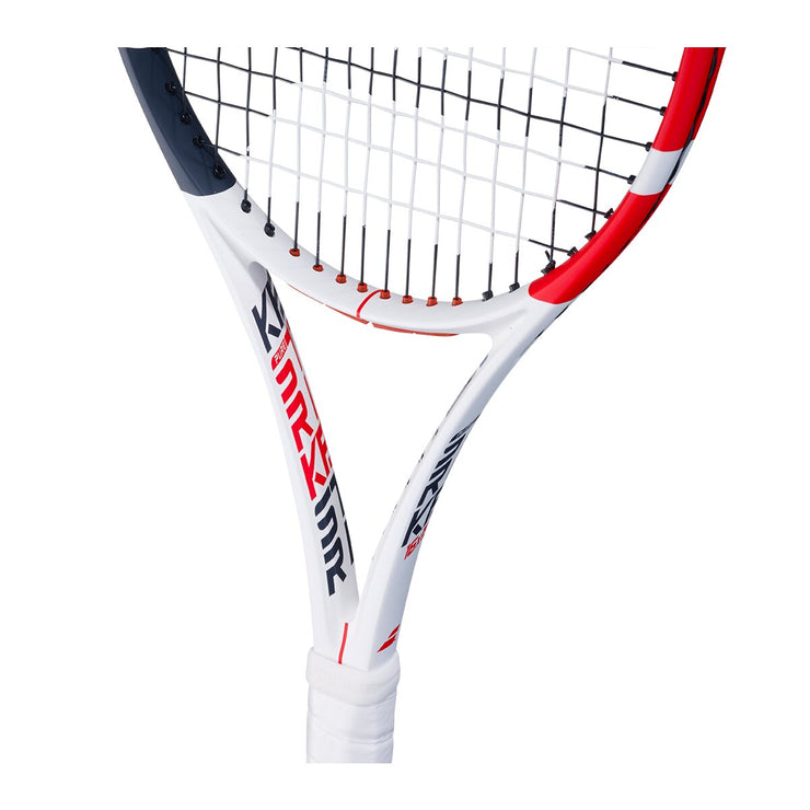 BABOLAT PURE STRIKE 16/19 UNSTRUNG Racket 0323 White Red Black