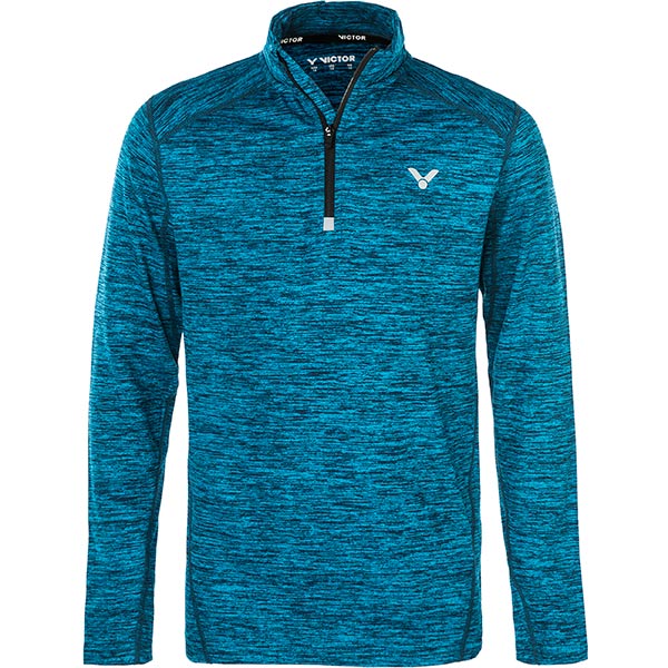 VICTOR Parker Jr. Melange Performance Midlayer Sweatshirt 2034 Poseidon