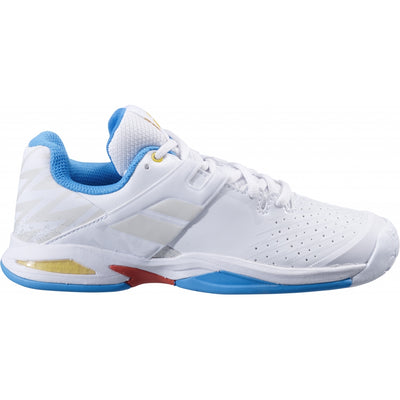 BABOLAT Propulse AC Junior Shoes 1010 White/Diva Blue