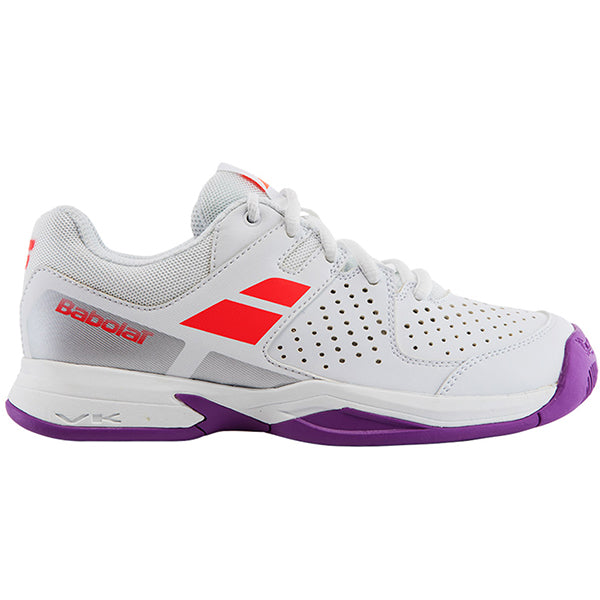 BABOLAT Pulsion AC jr. Shoes 198 White Fluo Red