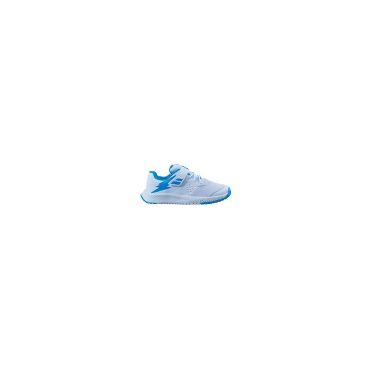 BABOLAT Pulsion All Court Kid Shoes 1060 White/ Illusion Blue