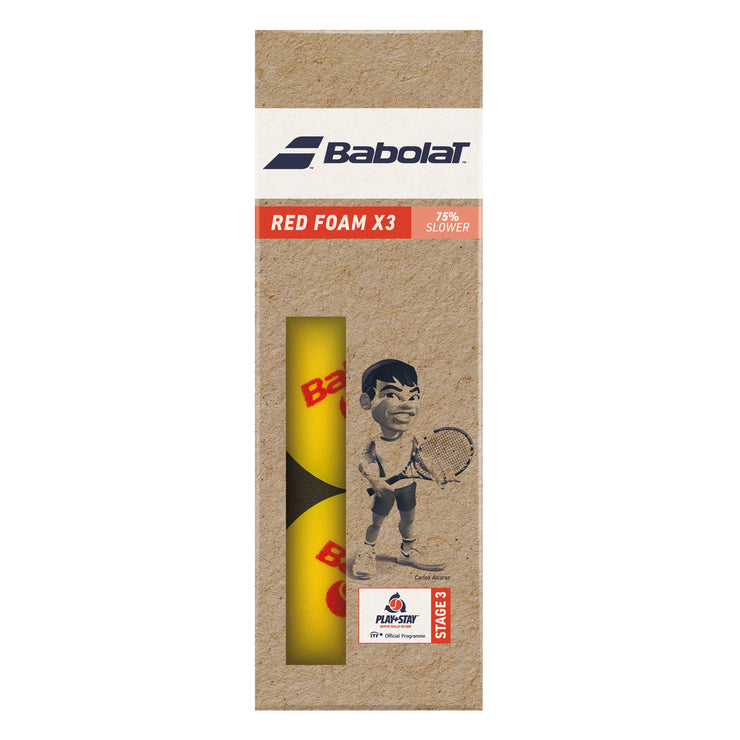 BABOLAT RED FOAM X3 Tennis ball 0113 Yellow