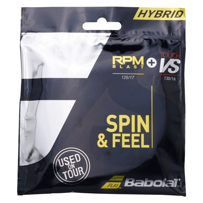 BABOLAT RPM BLAST 125 + TOUCH VS 130 Tennis Strings 0105 Black