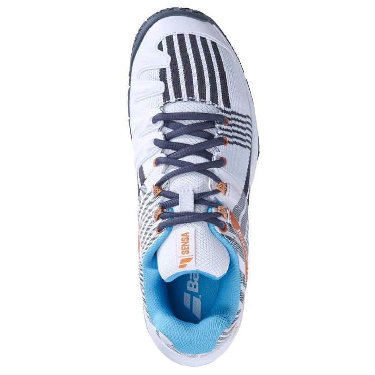 BABOLAT SENSA WOMEN Shoes 1085 White/Canyon Sunset