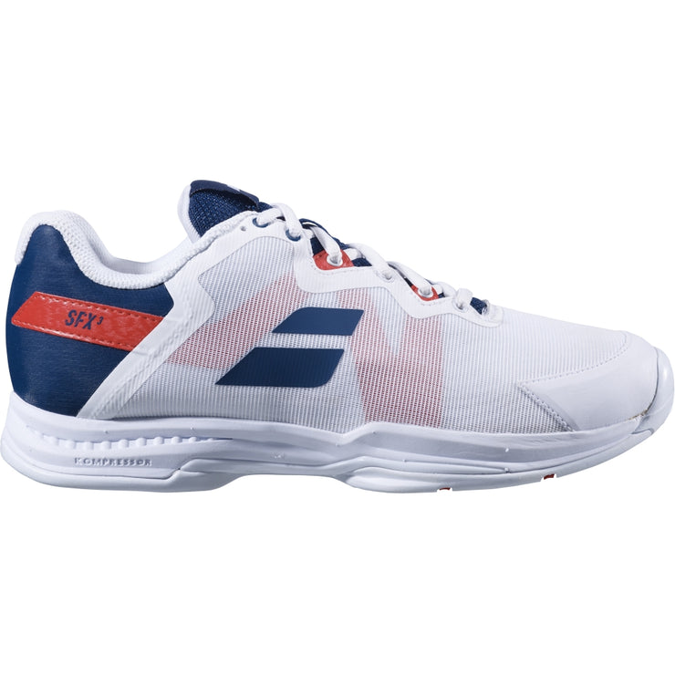 BABOLAT SFX3 All Court Men Shoes 1005 White/Estate Blue